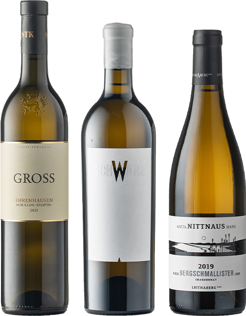 Weinset: Chardonnay Österreich
