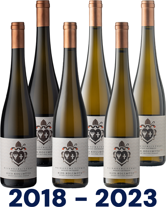 Vertikale: Grüner Veltliner Ried Kollmütz Smaragd Vertikale: Grüner Veltliner Ried Kollmütz Smaragd