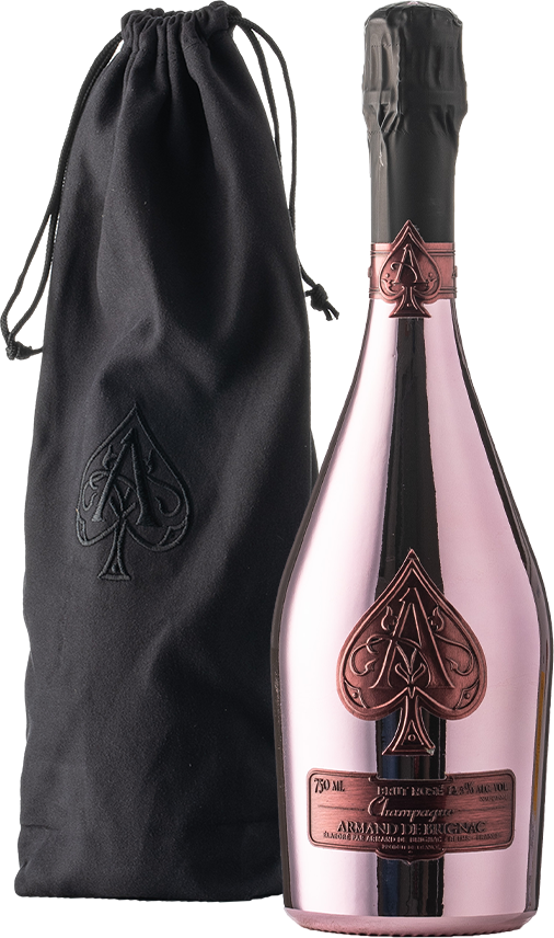 Brut Rosé Velvet Bag