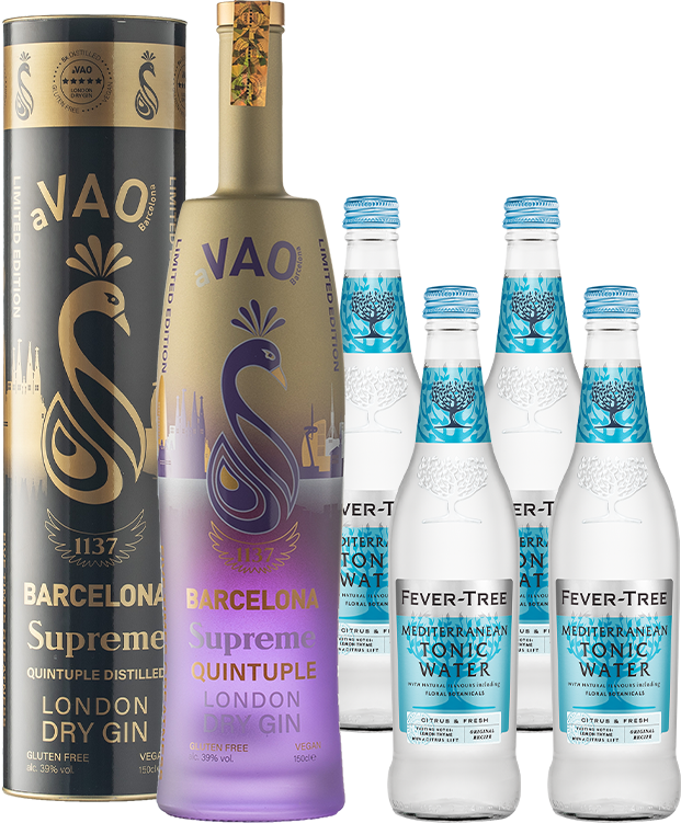 aVAO Gin 1,5lt. & Fever-Tree Mediterranean Tonic