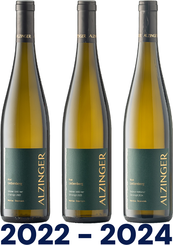 Vertikale: Grüner Veltliner Ried Liebenberg Smaragd
