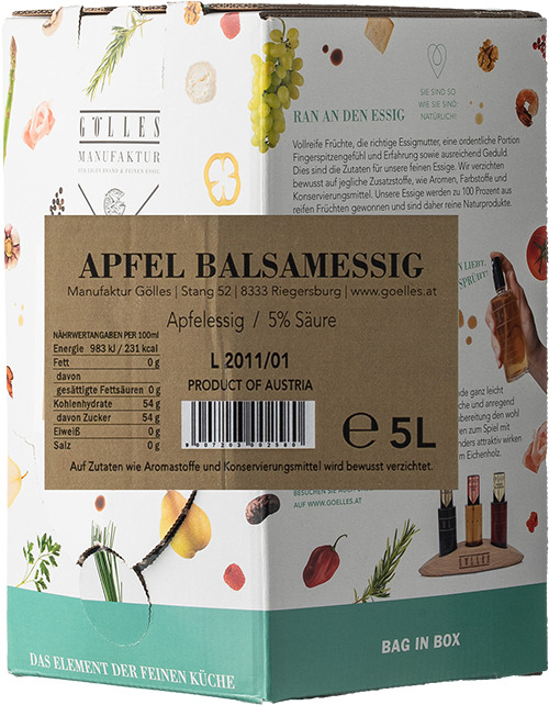 Apfel Balsamessig Bag in Box