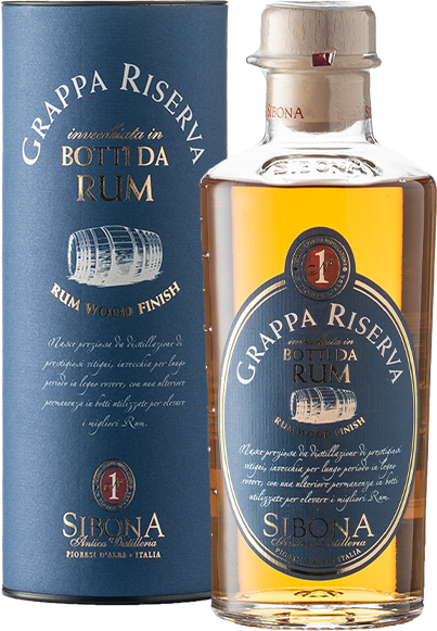 Grappa Riserva in botti da Rum