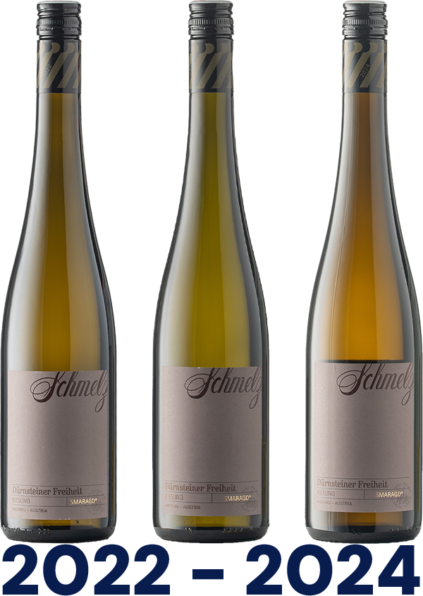 Vertikale: Riesling Dürnsteiner Freiheit Smaragd