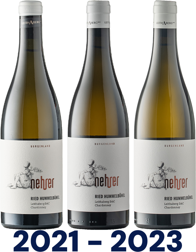 Vertikale: Chardonnay Ried Hummelbühel