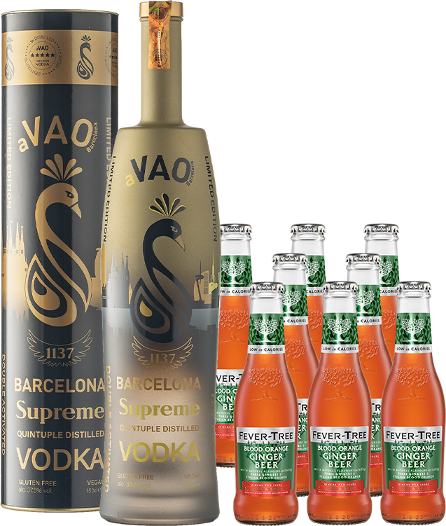 aVAO Vodka 1,5lt. & Fever-Tree Blood Orange Ginger Beer