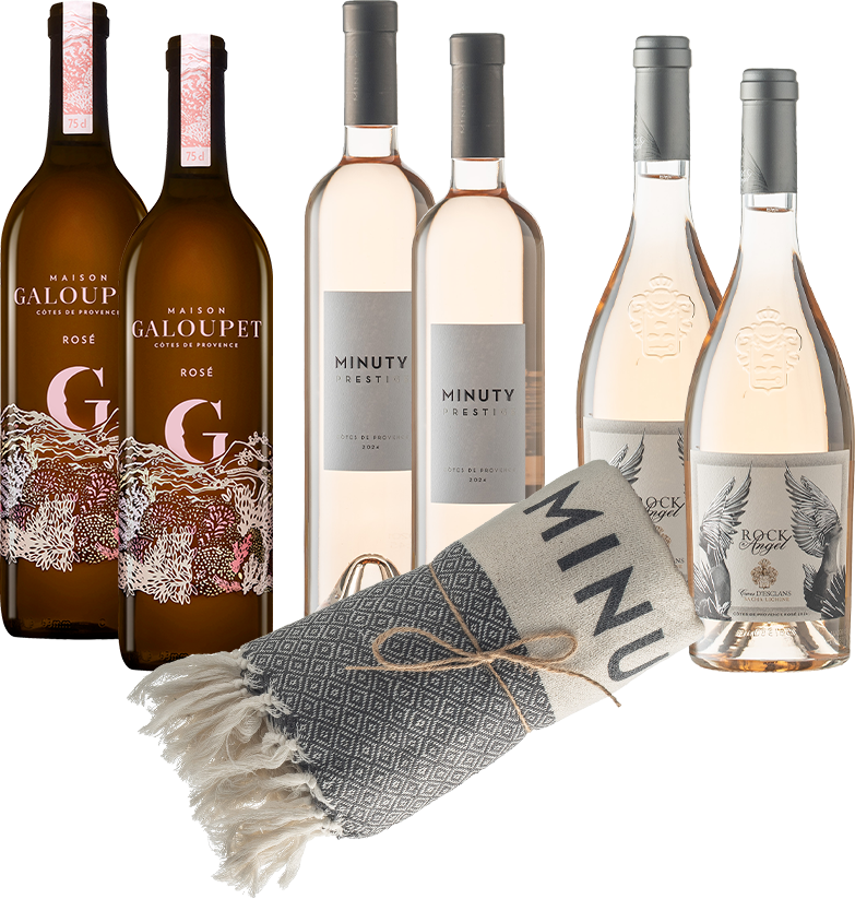 Rosé de Provence Set + Beach Towel Rosé de Provence Set + Beach Towel