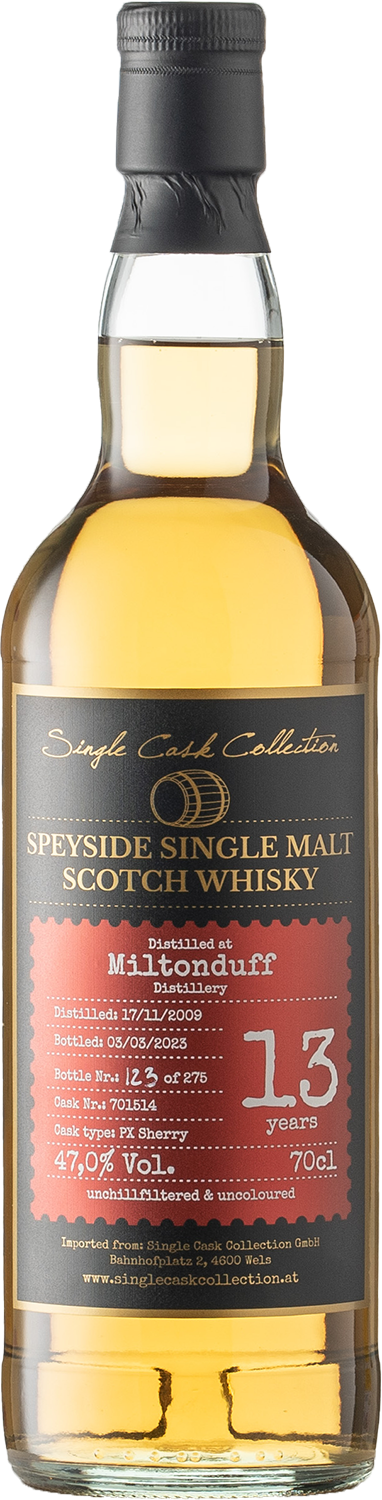 Miltonduff 13 Years Speyside Single Malt Whisky Miltonduff 13 Years Speyside Single Malt Whisky