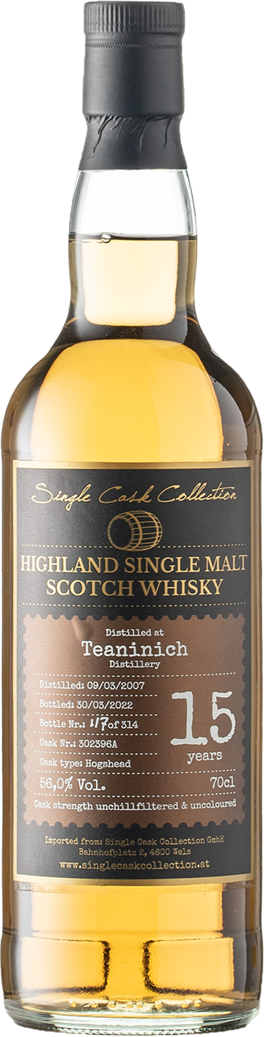 Teaninich 15 Years Highland Single Malt Scotch Whisky Teaninich 15 Years Highland Single Malt Scotch Whisky