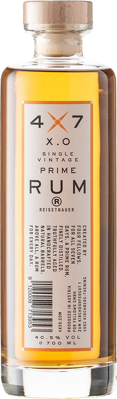 4x7 X.O. Single Vintage Prime Rum