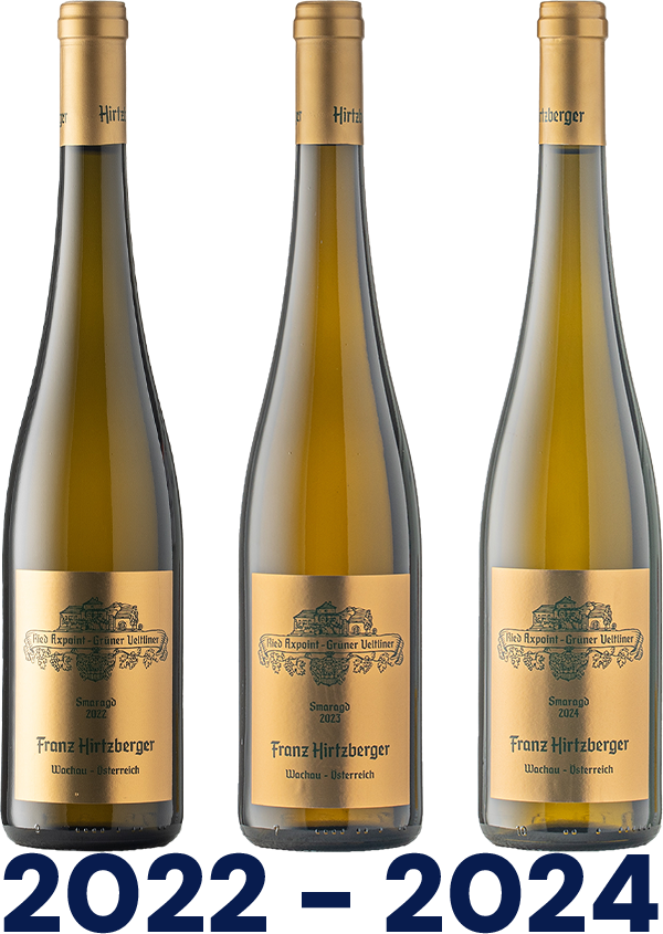 Vertikale: Grüner Veltliner Ried Axpoint Smaragd Vertikale: Grüner Veltliner Ried Axpoint Smaragd