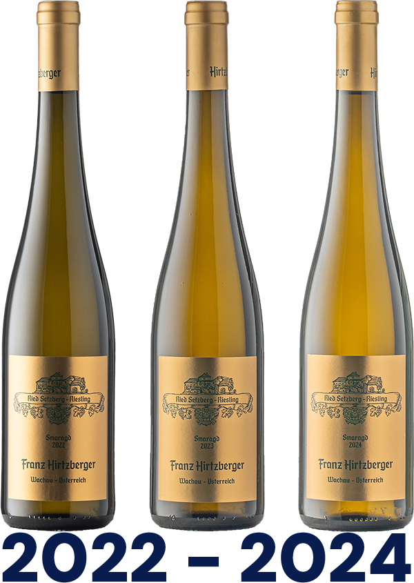 Vertikale: Riesling Ried Setzberg Smaragd Vertikale: Riesling Ried Setzberg Smaragd