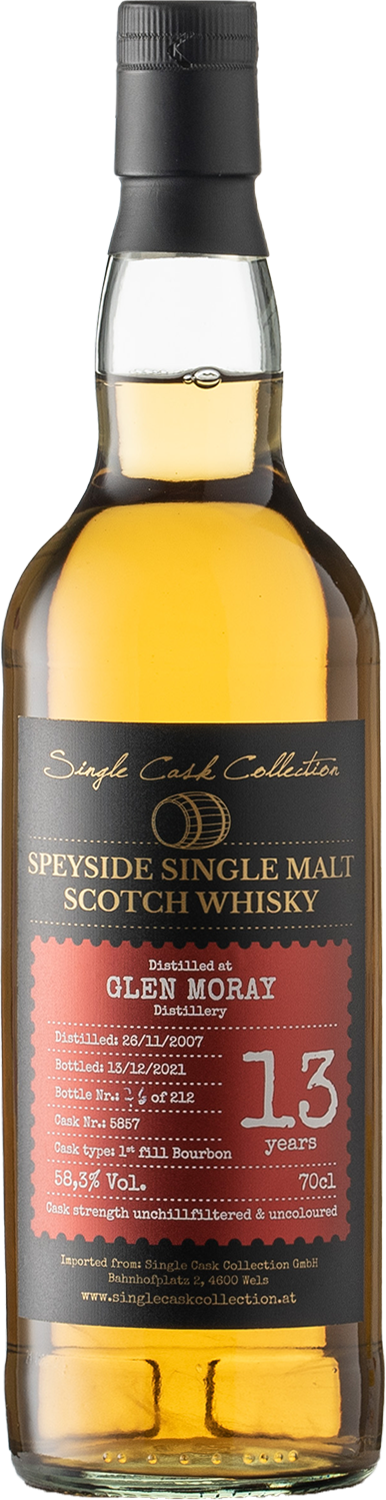 Glen Moray 13 Years Speyside Single Malt Scotch Whisky