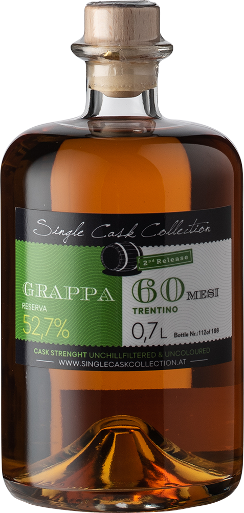 Single Cask Collection Grappa Reserva 60 Mesi Trentino