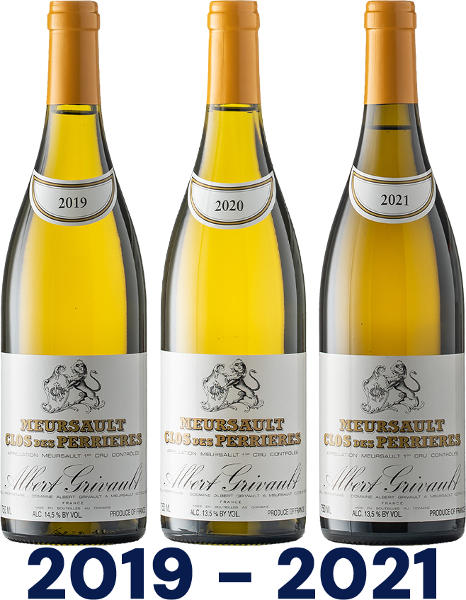 Meursault Vertikale: Clos des Perrières "Monopole" 1er Cru