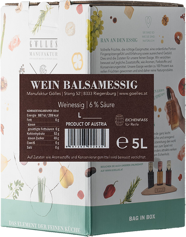 Wein Balsamessig Bag in Box